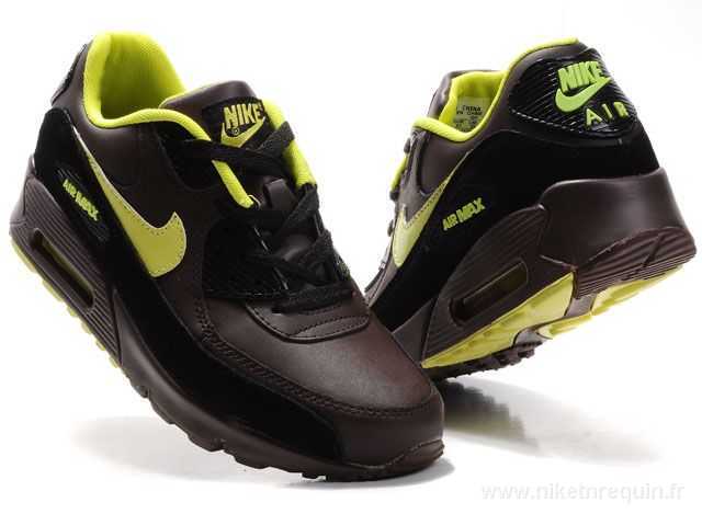 Nike Air Max 90 Marron Jaune